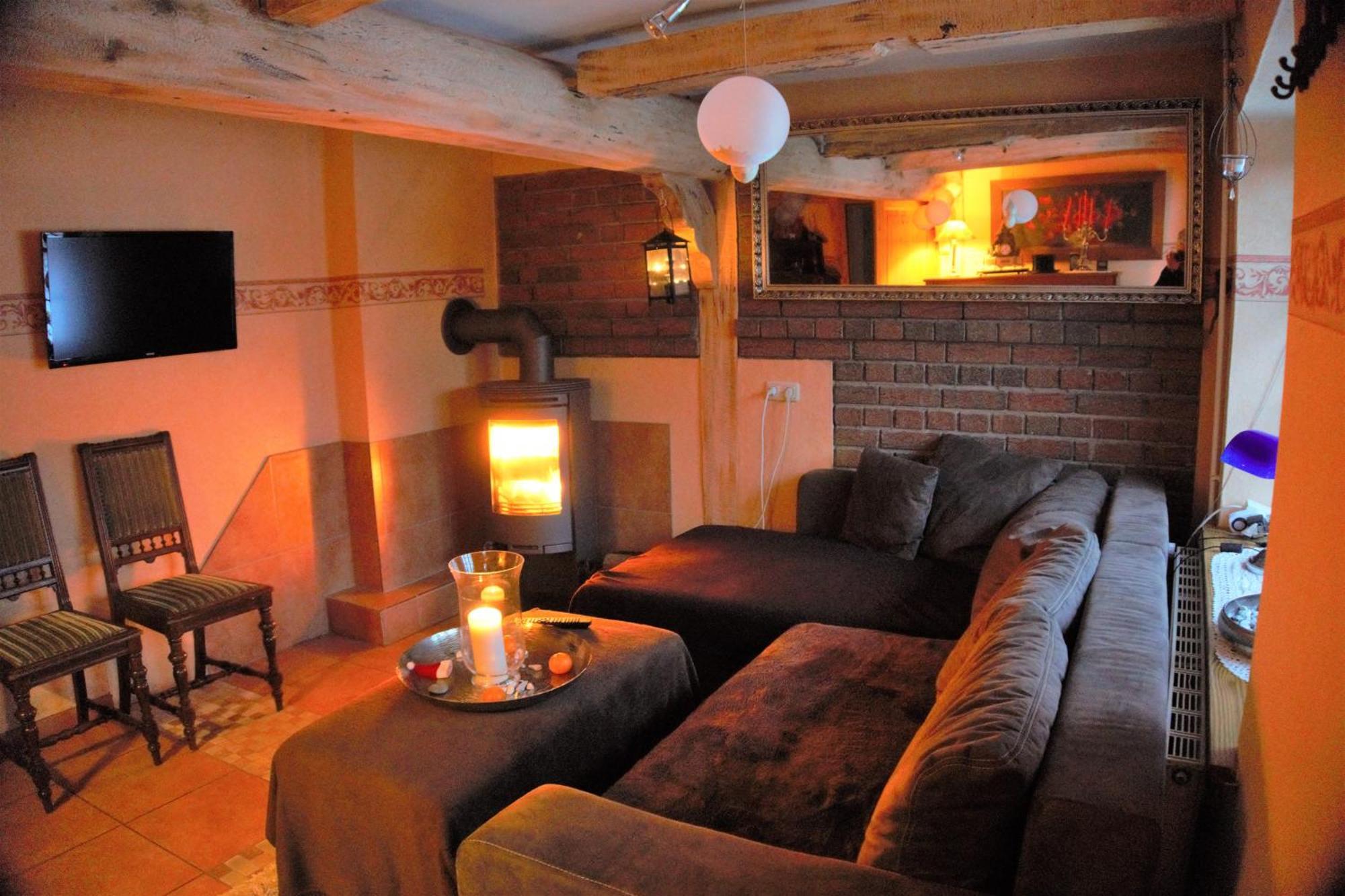 Hemmoor Altes Landhaus Oste, Klavier Appartement, 2 Zimmer Mit Kamin מראה חיצוני תמונה