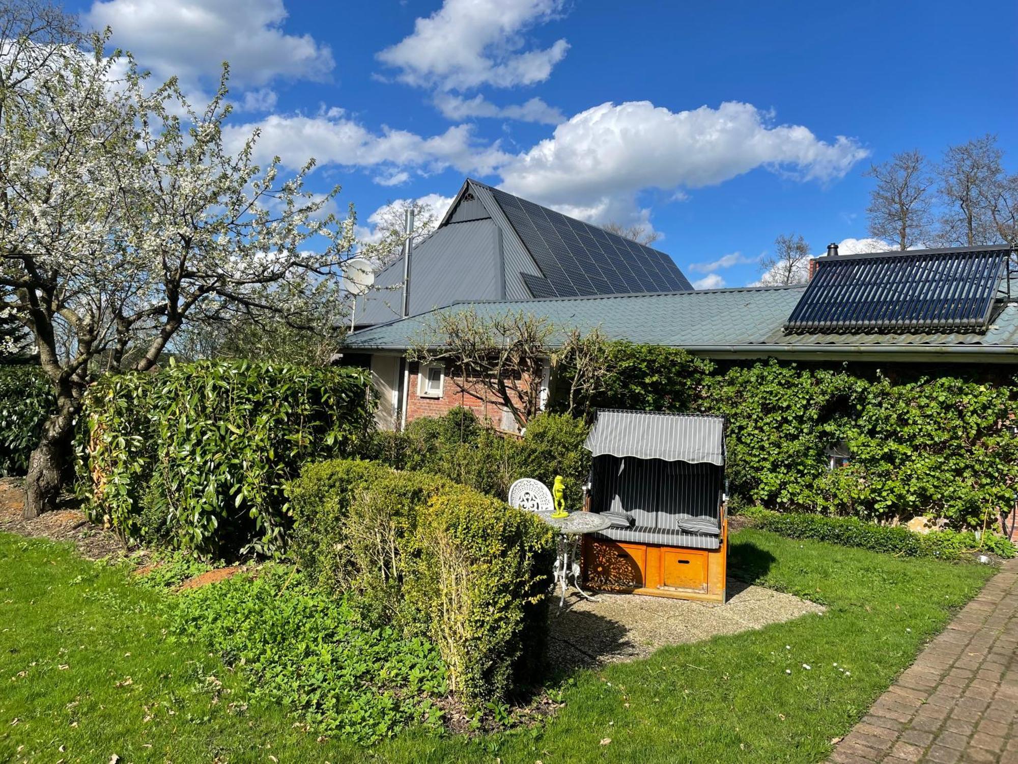 Hemmoor Altes Landhaus Oste, Klavier Appartement, 2 Zimmer Mit Kamin מראה חיצוני תמונה