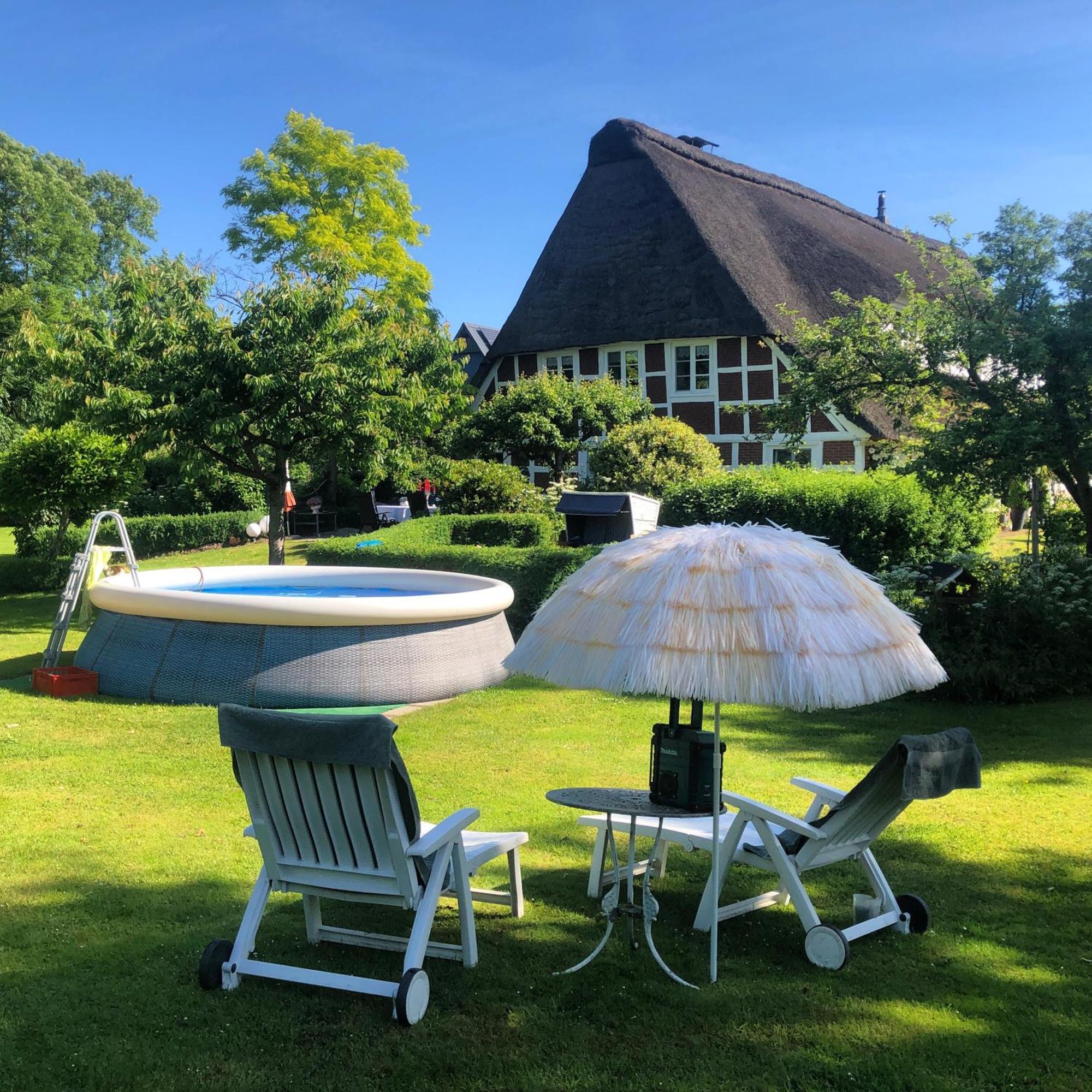 Hemmoor Altes Landhaus Oste, Klavier Appartement, 2 Zimmer Mit Kamin מראה חיצוני תמונה